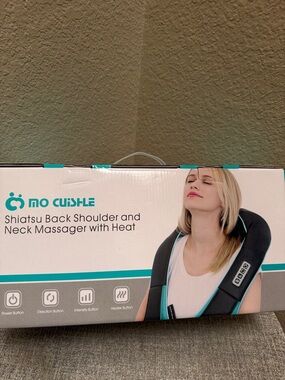 NEW…Shiatsu Neck and Back Massager with Heat, Neck and Shoulder Massager